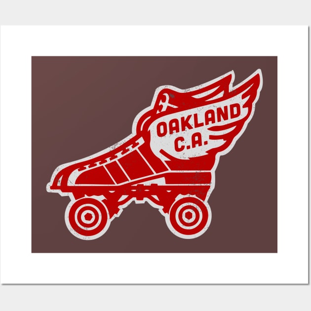 Oakland Roller Derby Wall Art by LocalZonly